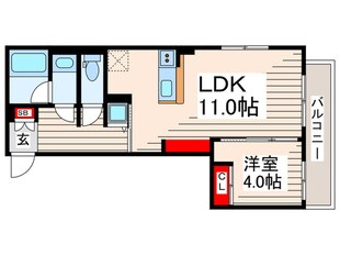 グランウエストの物件間取画像